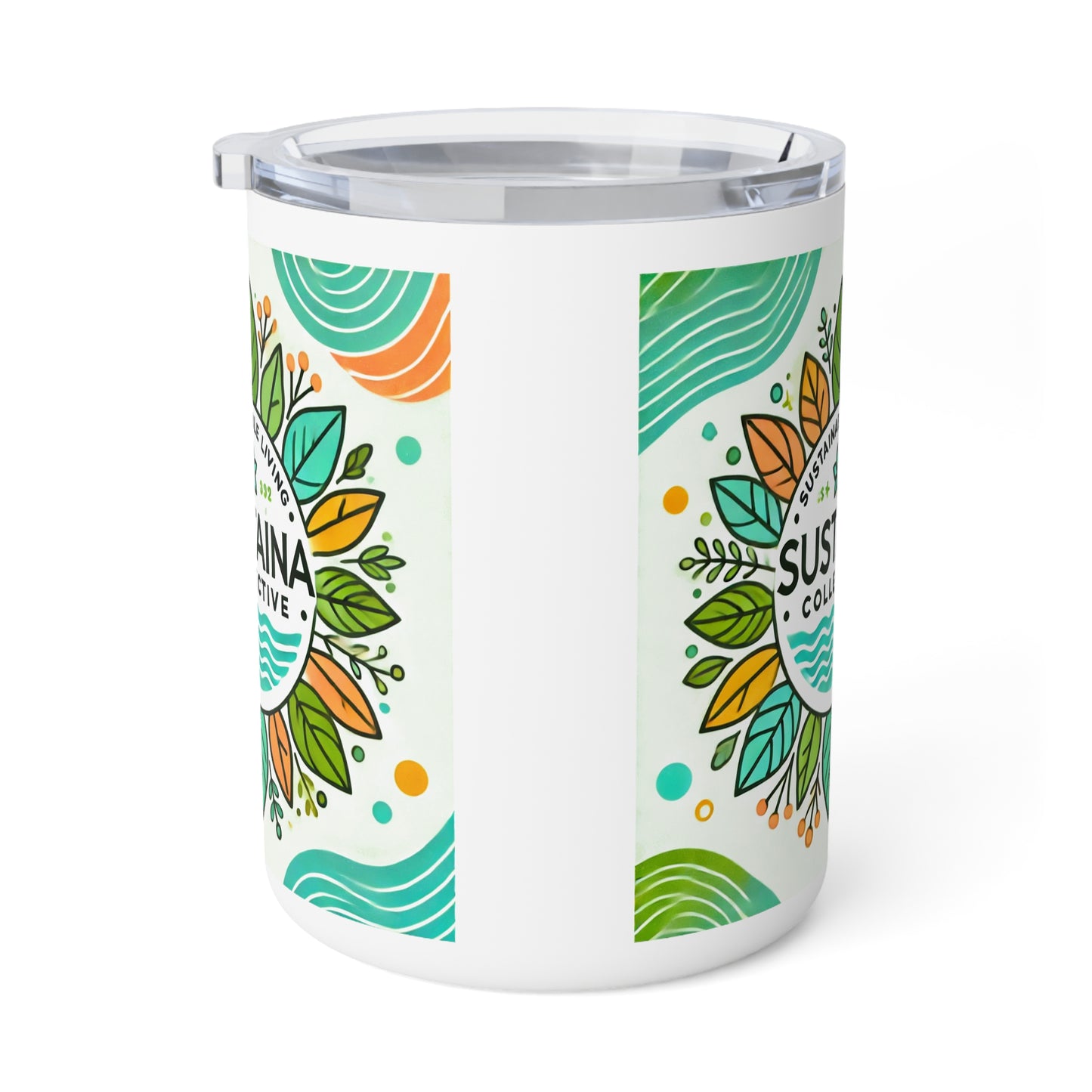 Eco-Friendly Insulated Coffee Mug - 10oz with Sustaina Collective Design