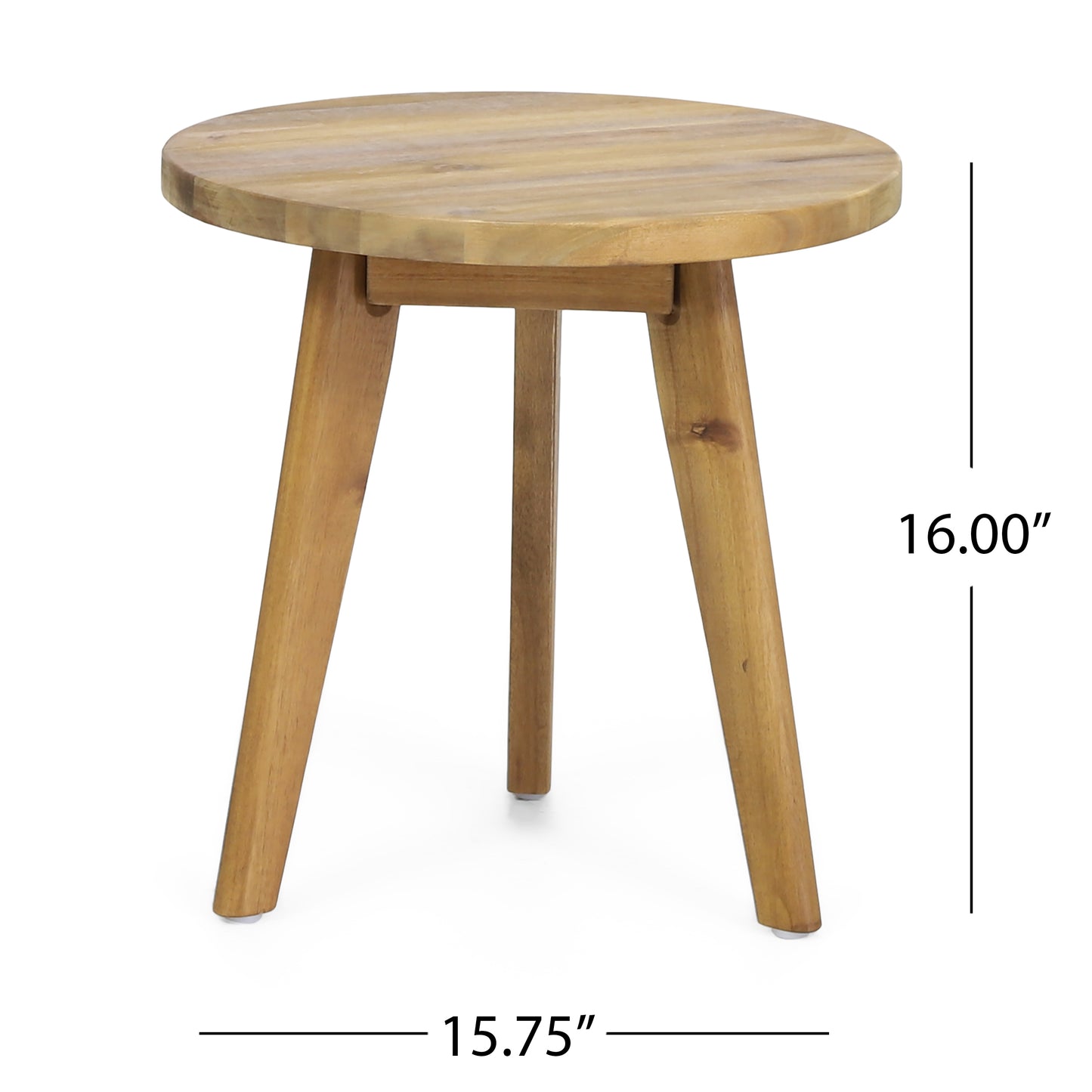 Marina Acacia Wood Side Table – Stylish & Sustainable Accent Piece