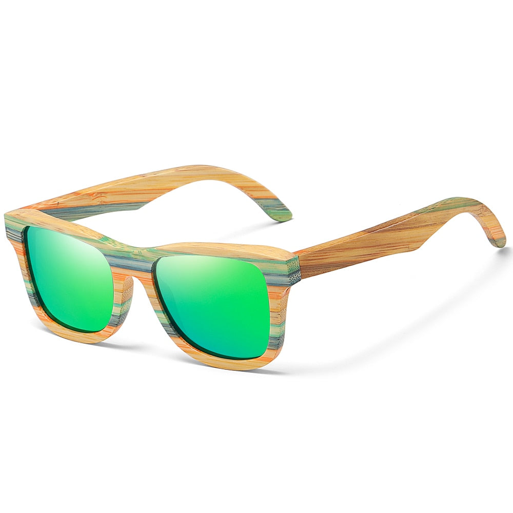 Bamboo & Wood Polarized Sunglasses – Stylish UV Protection for Men & Women
