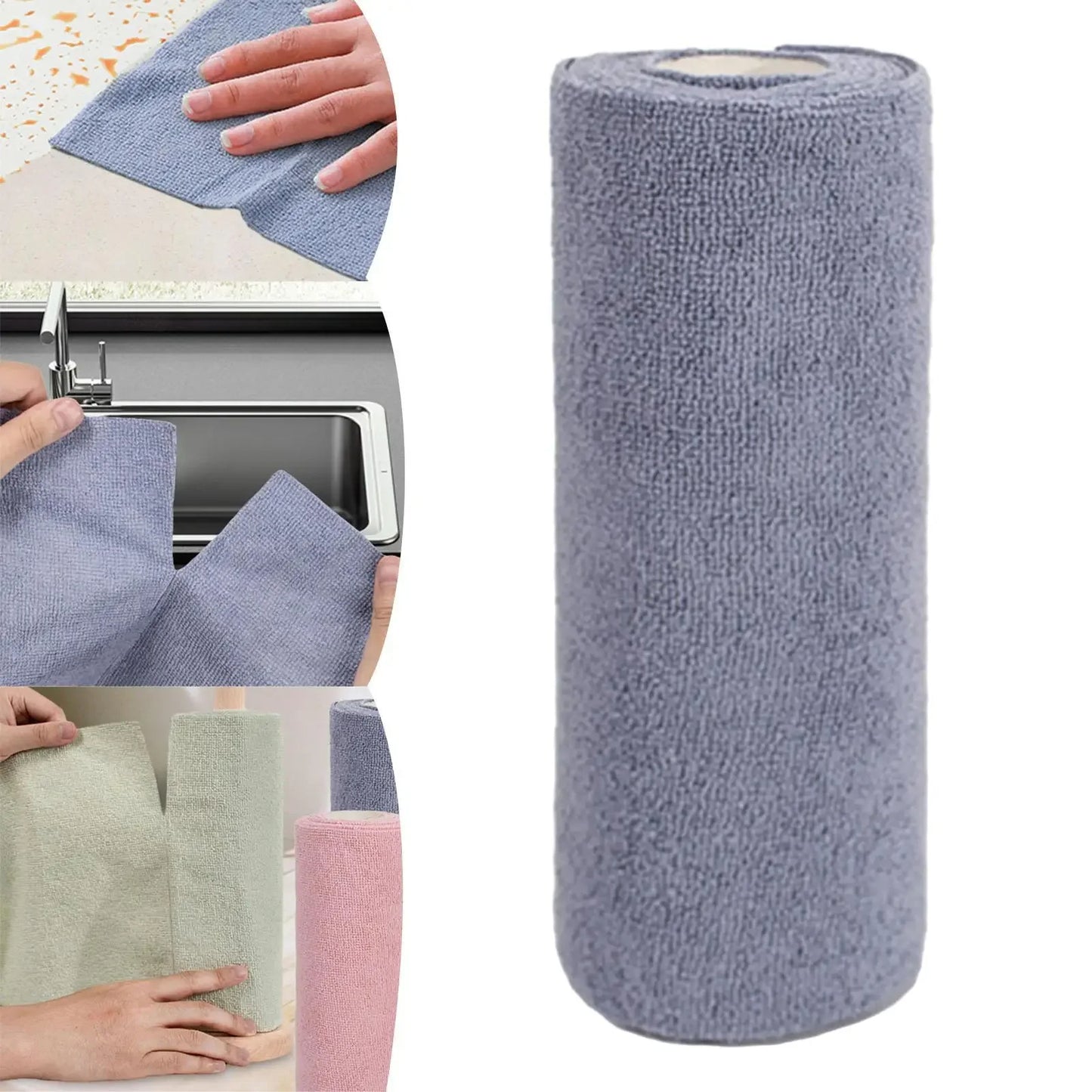 20-Pack Microfiber Cleaning Cloths – Fast-Drying & Reusable Towels for Eco-Friendly Cleaning