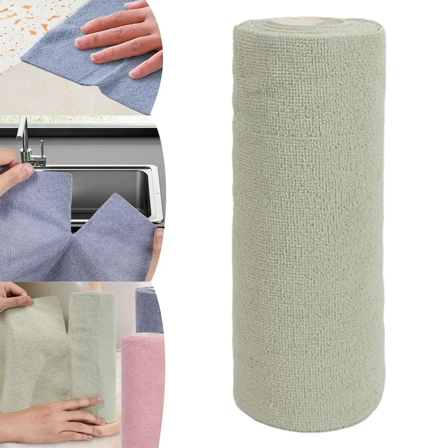 20-Pack Microfiber Cleaning Cloths – Fast-Drying & Reusable Towels for Eco-Friendly Cleaning