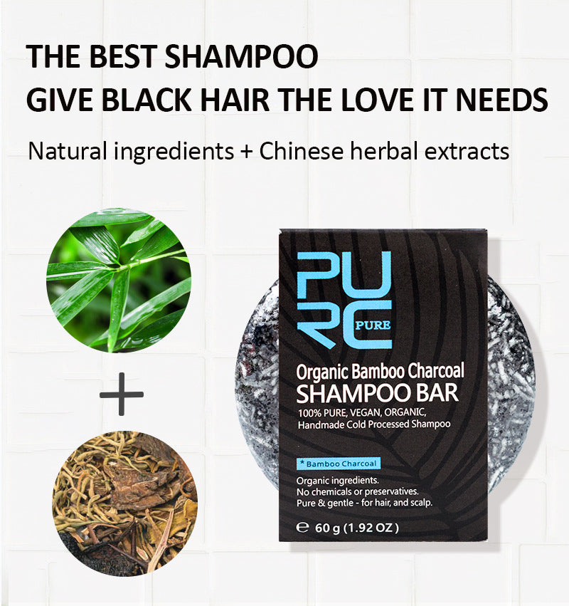 Bamboo Charcoal Shampoo Soap – Nourishing & Refreshing Hair Care