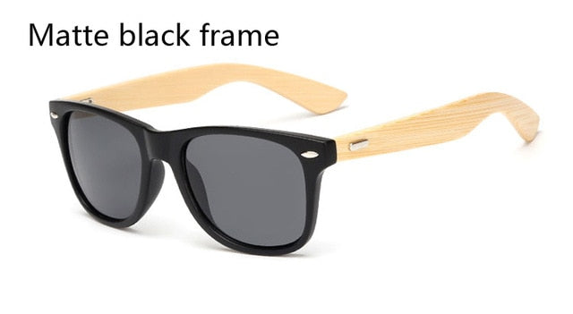Bamboo Wood Sunglasses – Eco-Friendly Shades for Men & Women