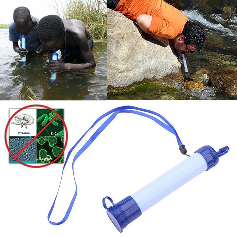 Portable Water Purifier Straw – Essential Survival & Emergency Filtration Tool