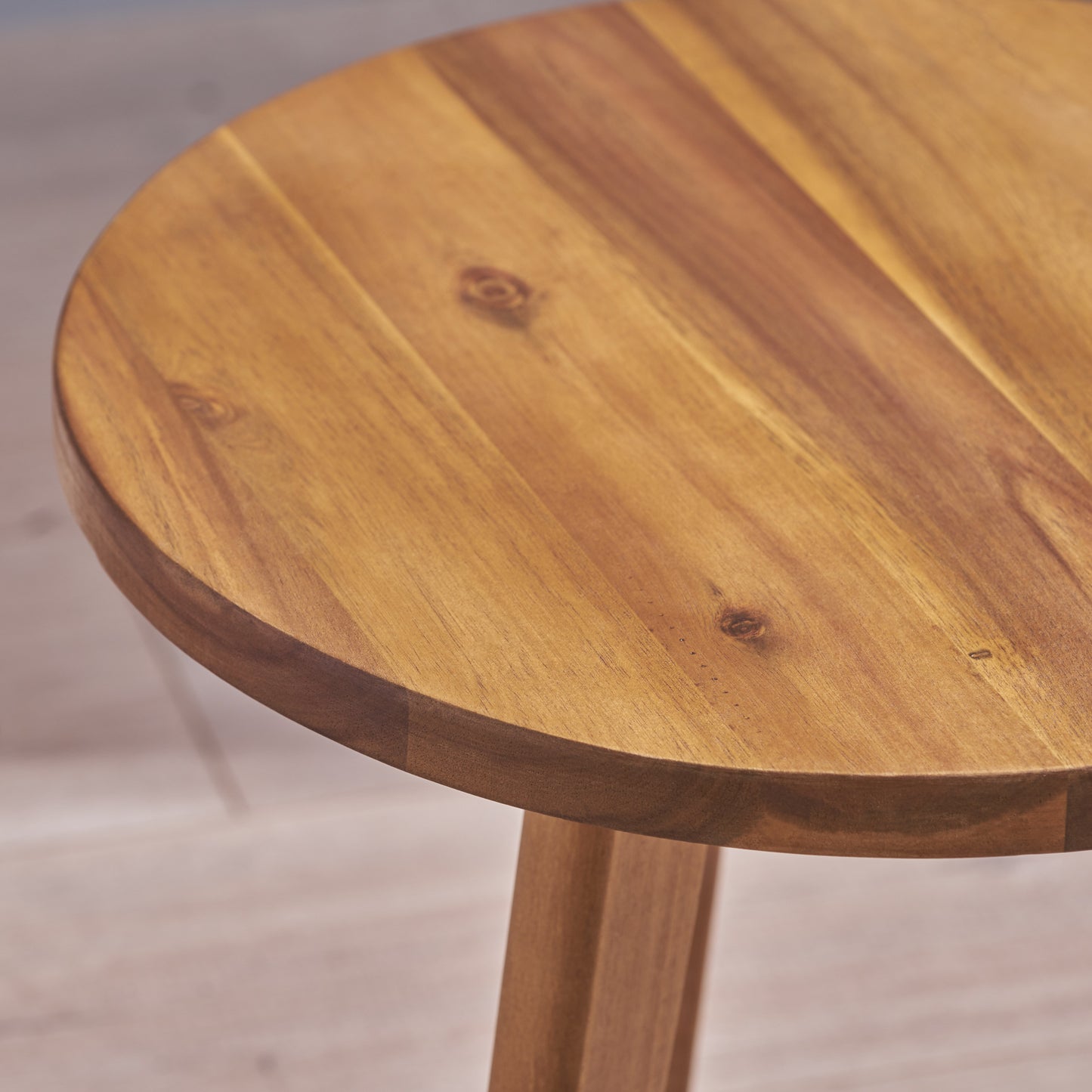 Marina Acacia Wood Side Table – Stylish & Sustainable Accent Piece