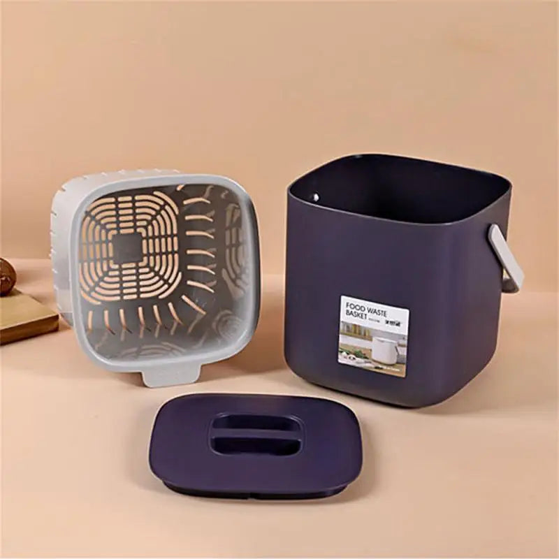 Countertop Compost Bin with Lid – Indoor Food Waste Container