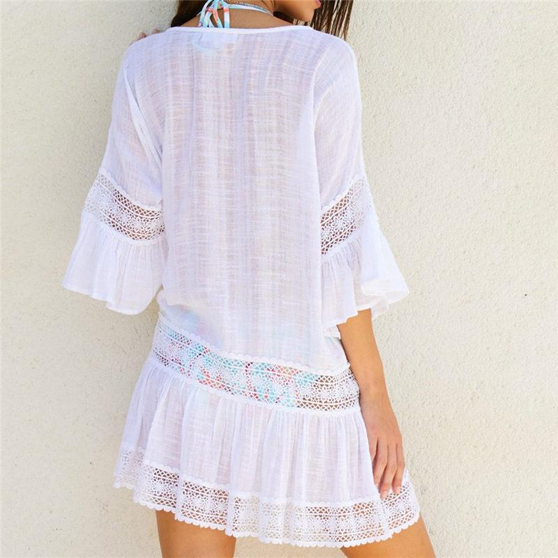 Bamboo Cotton Summer Beach Cover-Up – Stylish & Sustainable Swimwear Kaftan