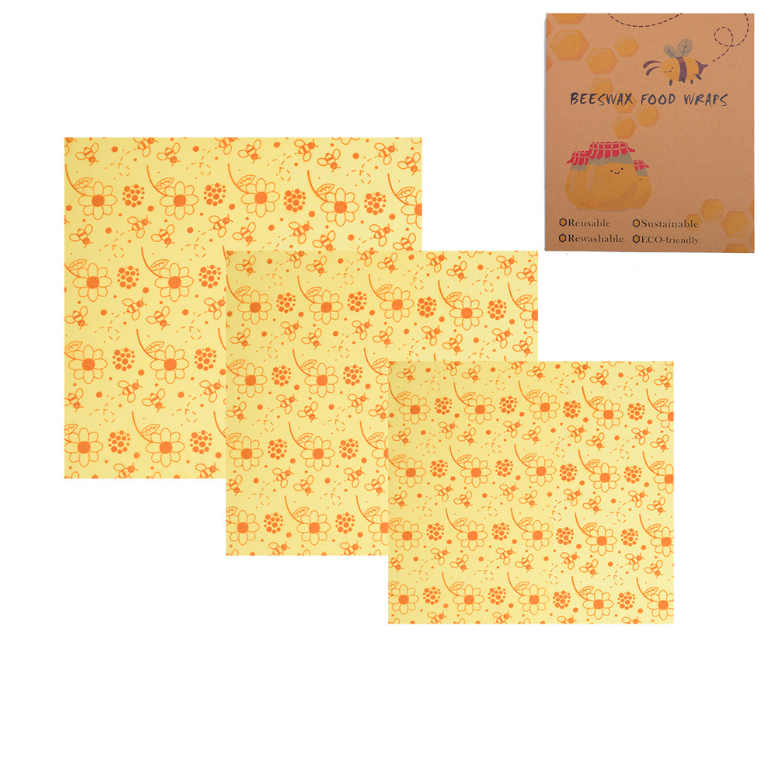 Reusable Silicone Food Wraps & Beeswax Cloth – Eco-Friendly Freshness Seal