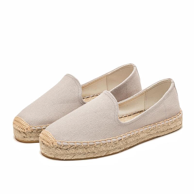Women’s Canvas Fisherman Loafers – Comfortable & Eco-Friendly Slip-Ons