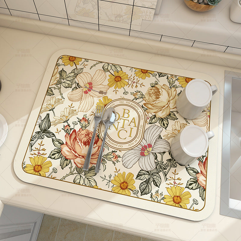Washable Countertop Drying & Insulation Pad – Eco-Friendly Kitchen Essential