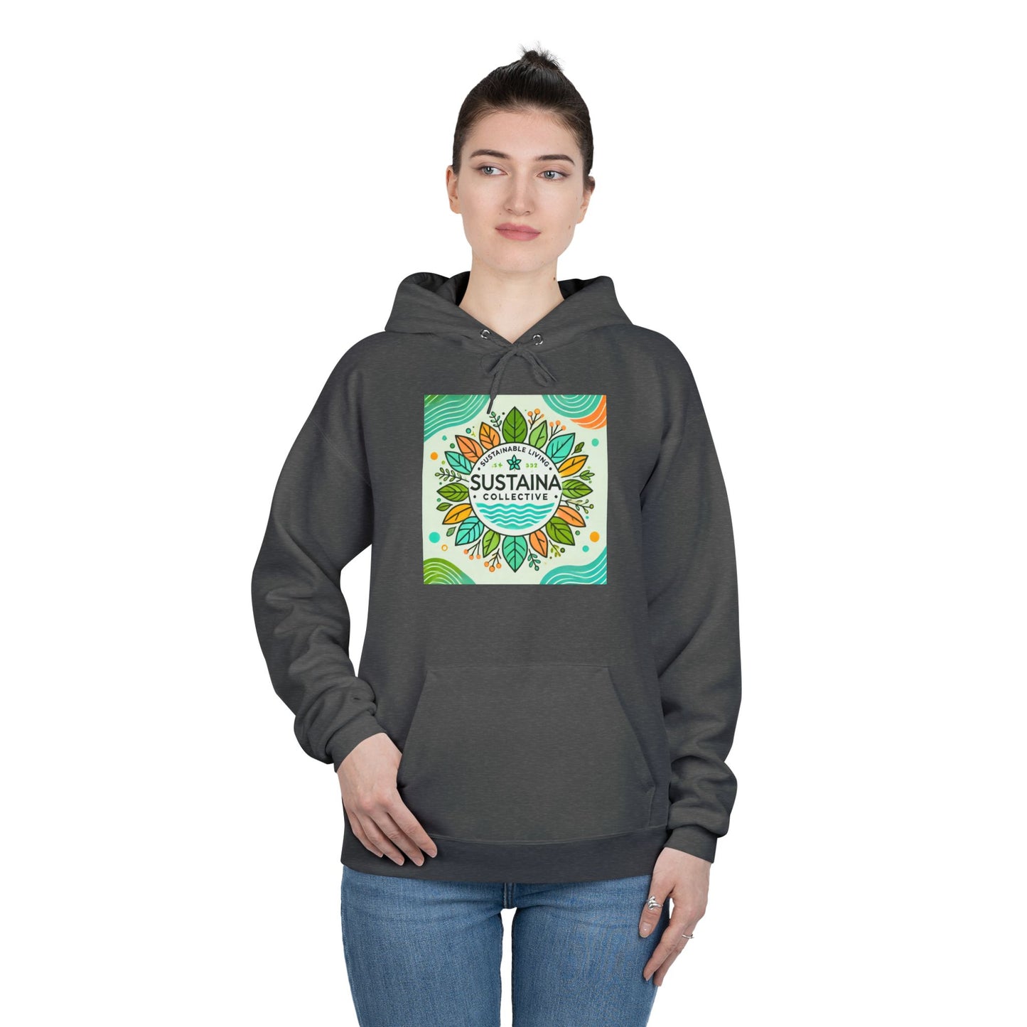 Eco-Friendly Pullover Hoodie - Sustaina Collective Design for Eco-Conscious Style