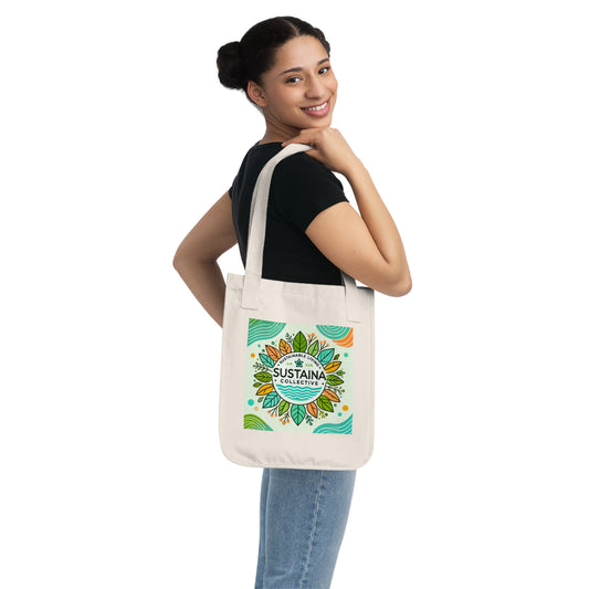 Eco-Friendly Organic Canvas Tote Bag | Sustainably Made with Our Logo