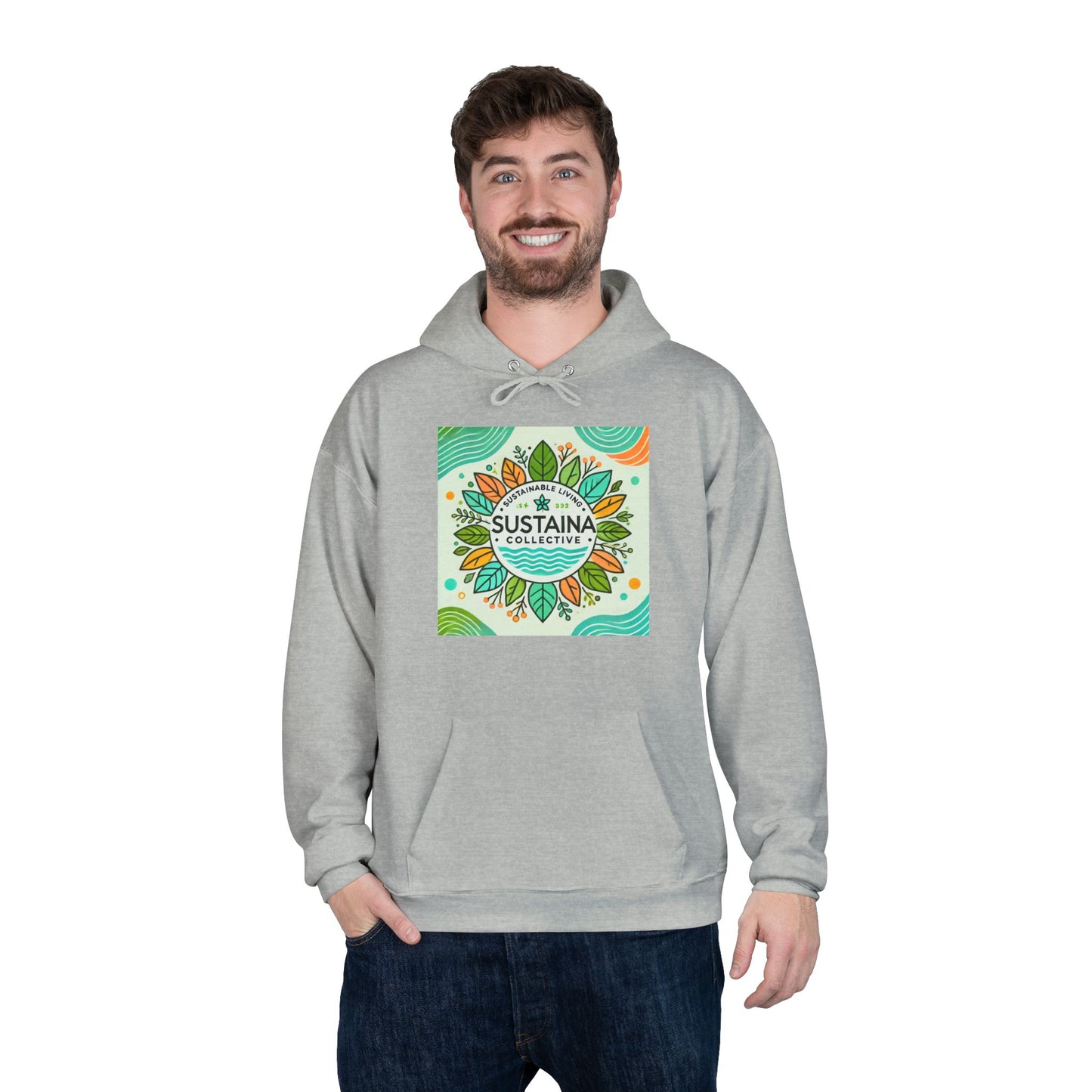 Eco-Friendly Pullover Hoodie - Sustaina Collective Design for Eco-Conscious Style