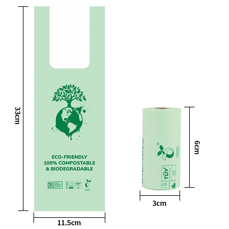 Biodegradable Dog Litter Bags – Eco-Friendly Corn Starch Compostable Roll