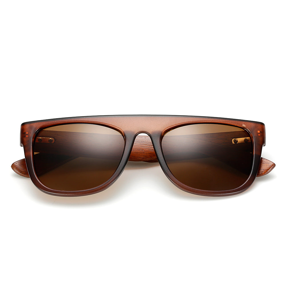 Stylish Bamboo Wooden Sunglasses – UV400 Protection for Men & Women