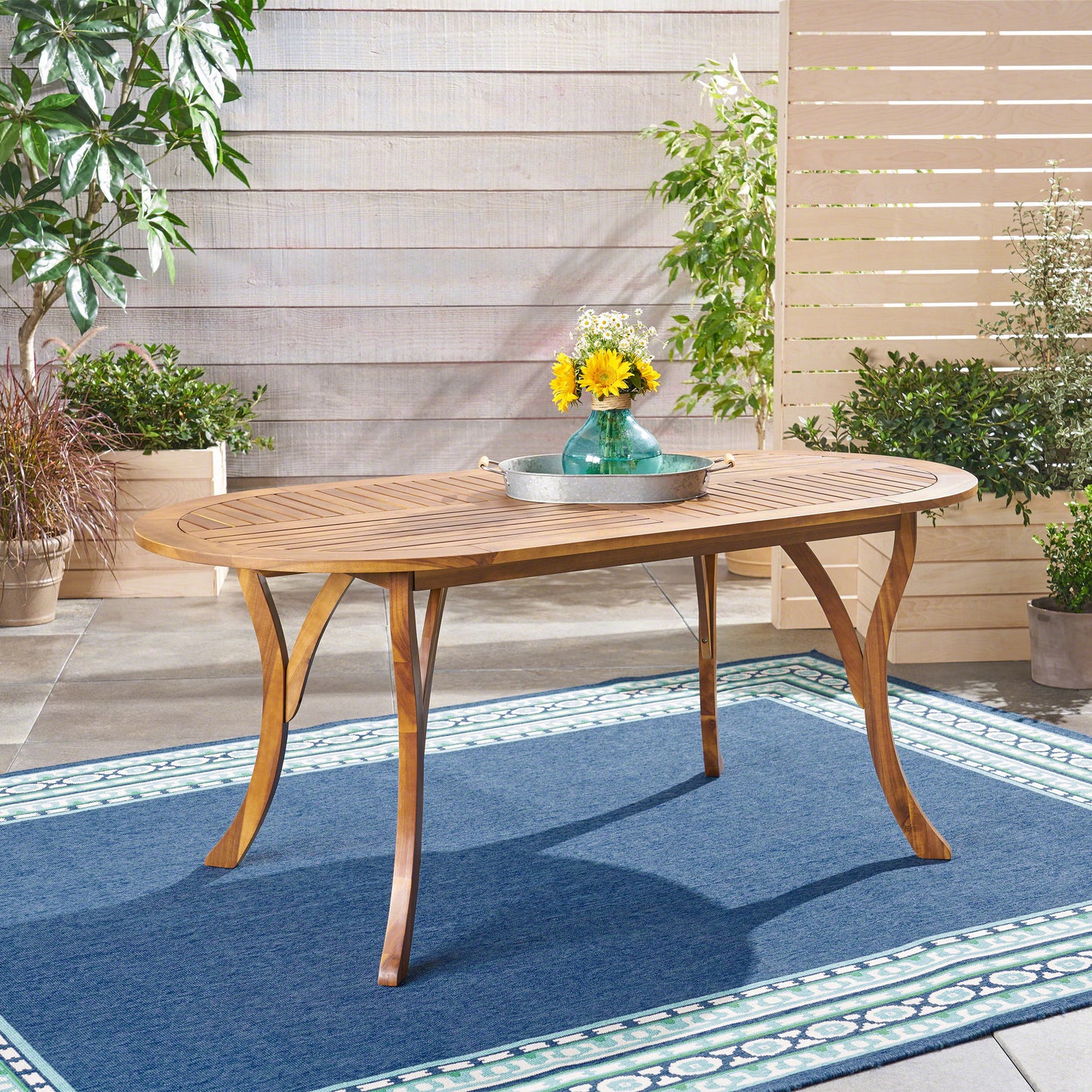 Acacia Wood 70" Dining Table – Timeless Elegance, Sustainable Craftsmanship