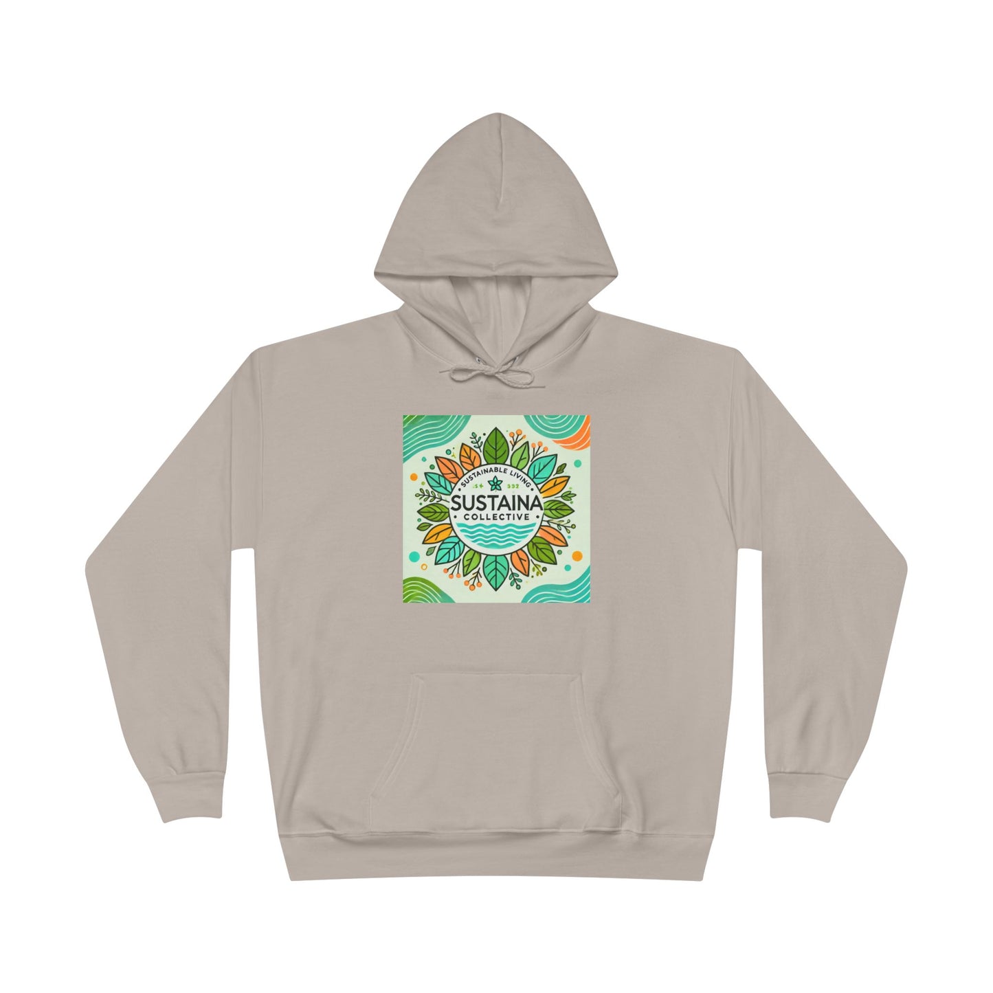 Eco-Friendly Pullover Hoodie - Sustaina Collective Design for Eco-Conscious Style