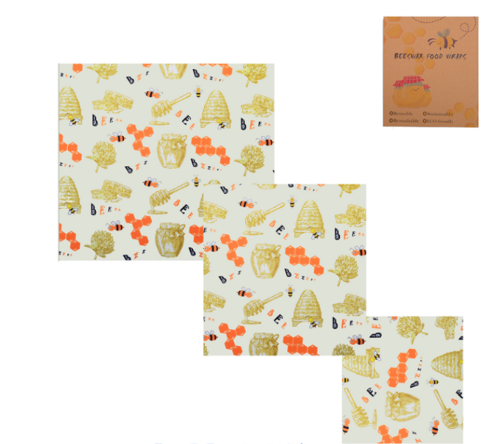 Reusable Silicone Food Wraps & Beeswax Cloth – Eco-Friendly Freshness Seal