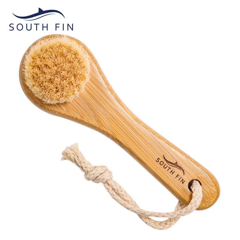 Bamboo Facial Cleansing Brush – Gentle Massage & Skincare Tool