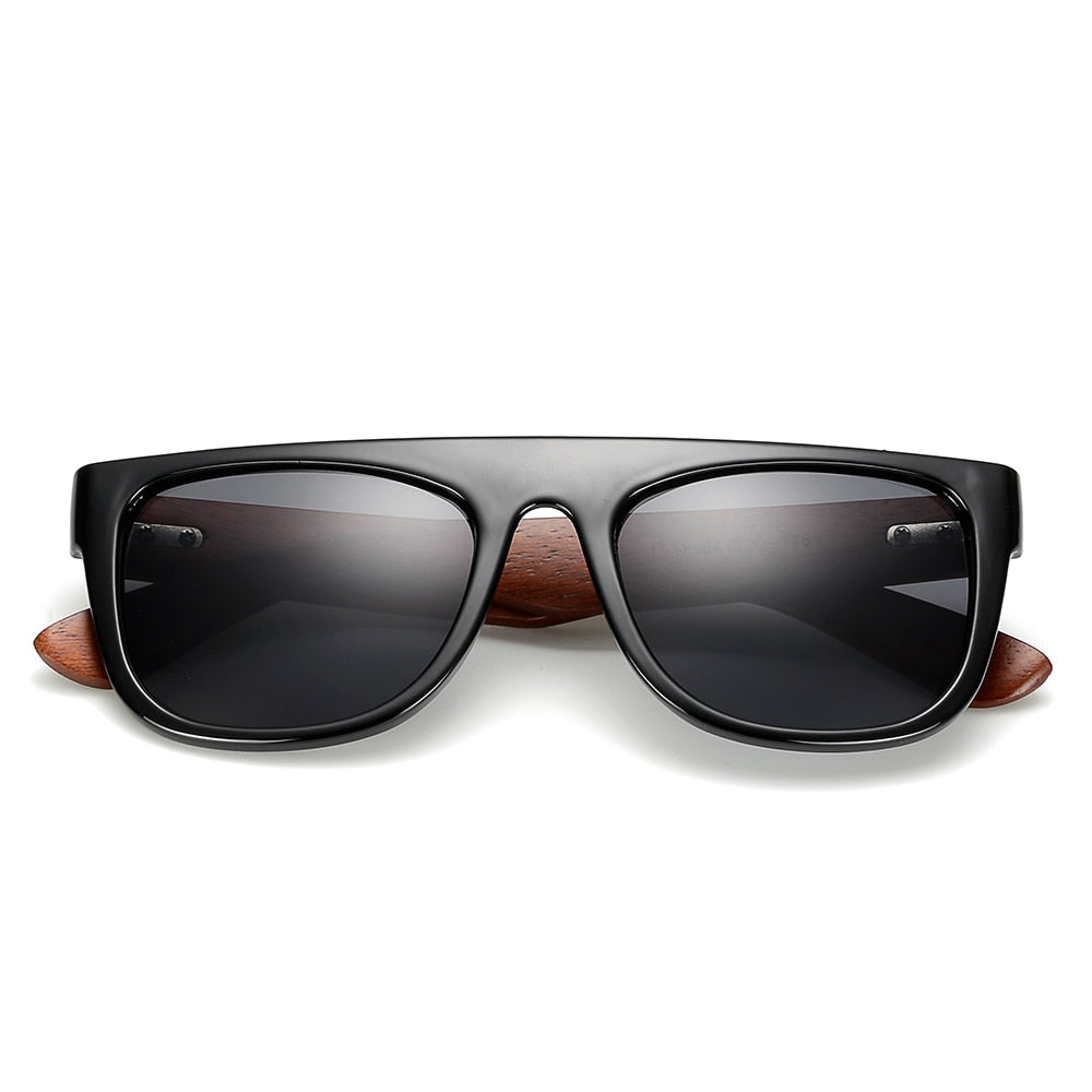 Stylish Bamboo Wooden Sunglasses – UV400 Protection for Men & Women