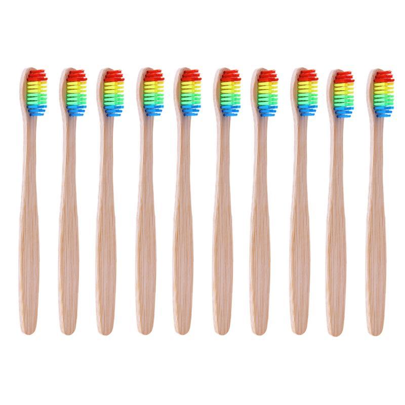 Eco-Friendly Bamboo Toothbrush Set – Pack of 3 Sustainable Brushes