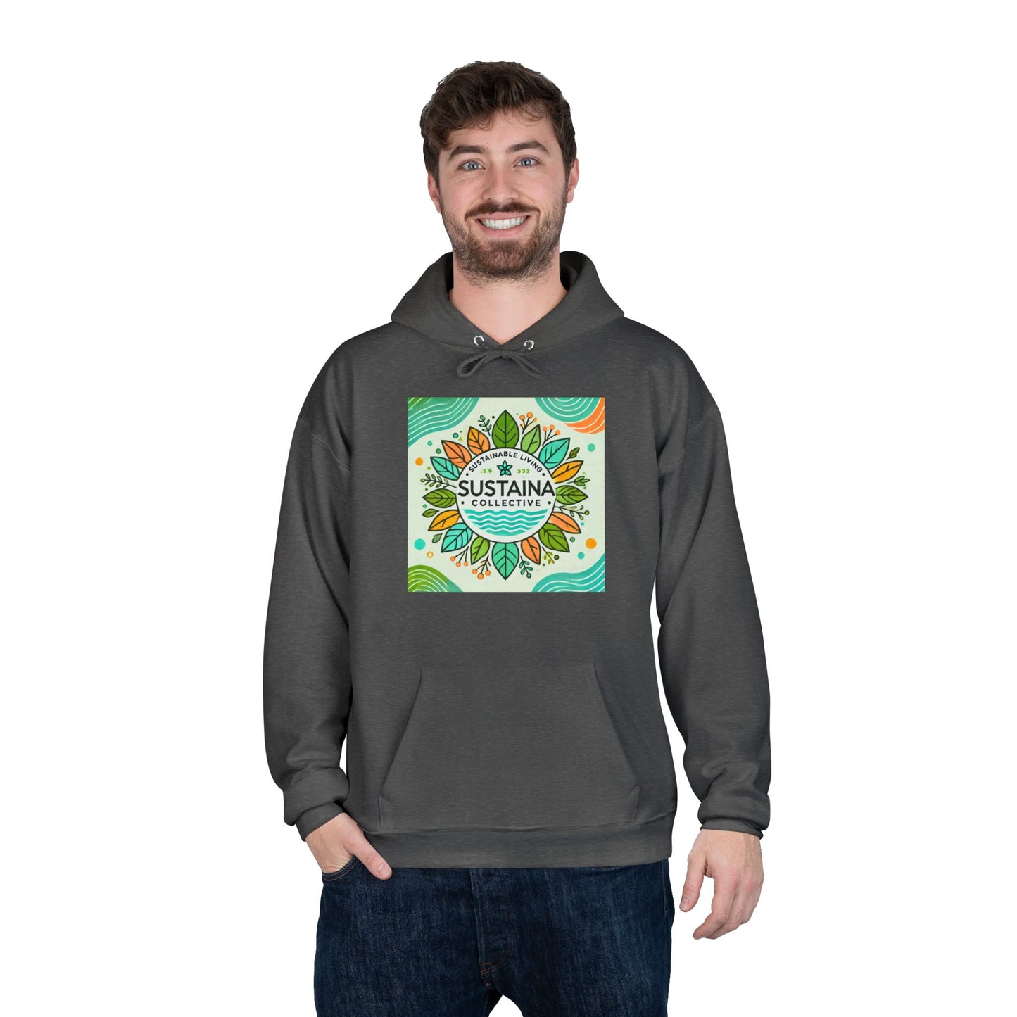 Eco-Friendly Pullover Hoodie - Sustaina Collective Design for Eco-Conscious Style