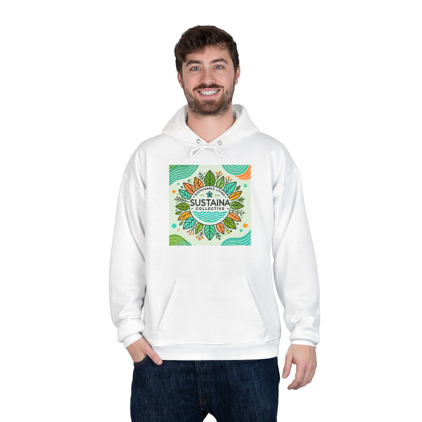 Eco-Friendly Pullover Hoodie - Sustaina Collective Design for Eco-Conscious Style