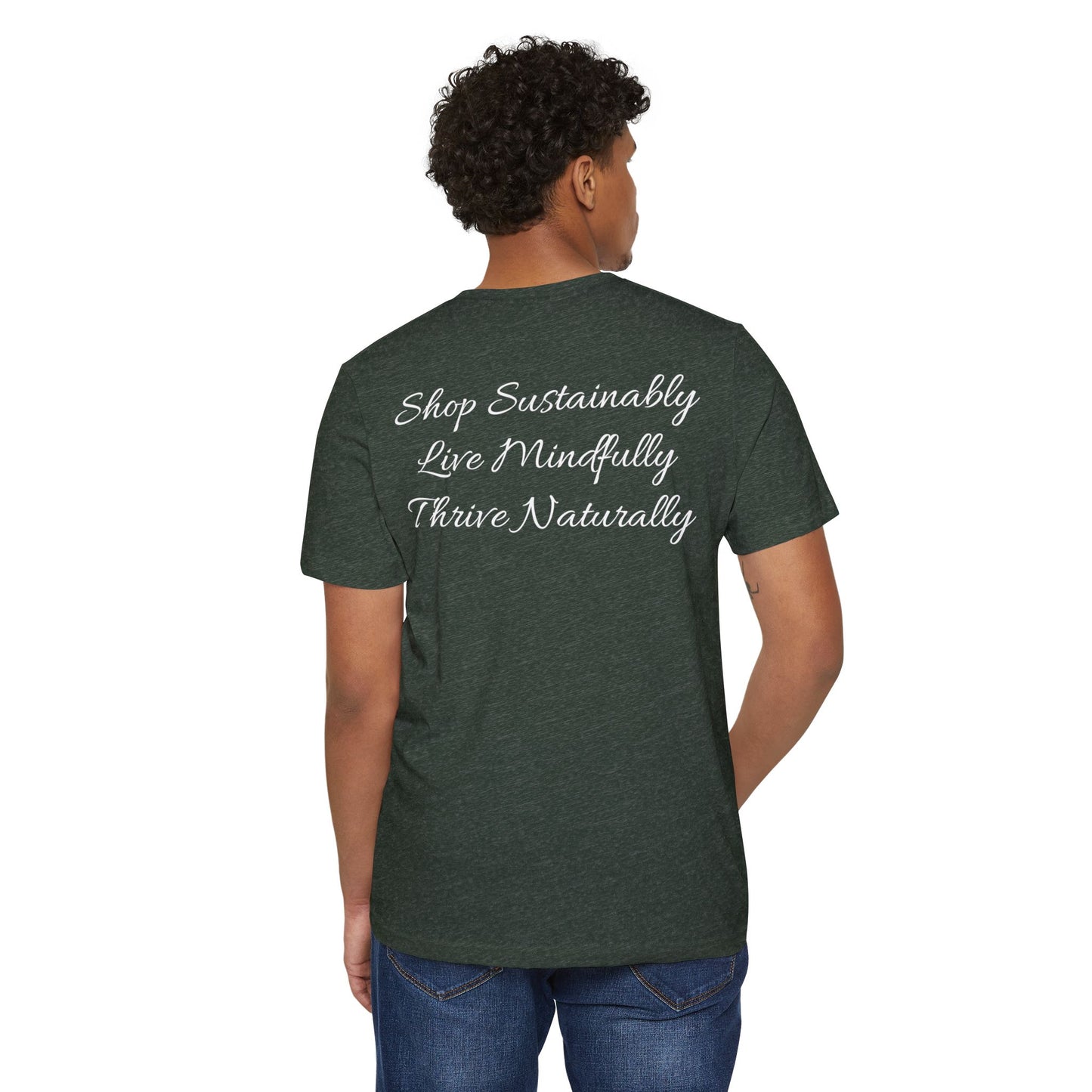 Eco-Friendly Mindfulness T-Shirt - Sustainably Shop, Live & Thrive