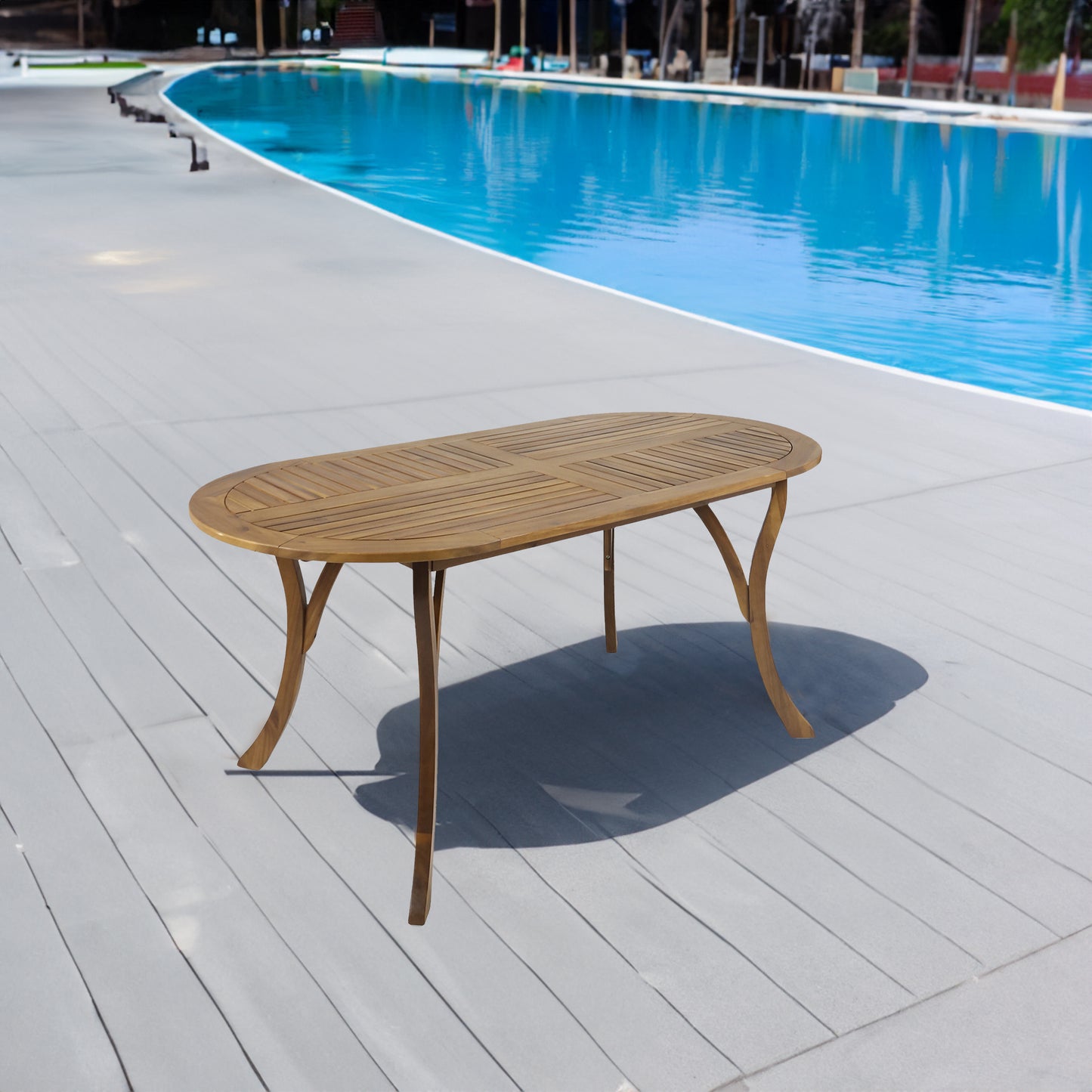 Acacia Wood 70" Dining Table – Timeless Elegance, Sustainable Craftsmanship