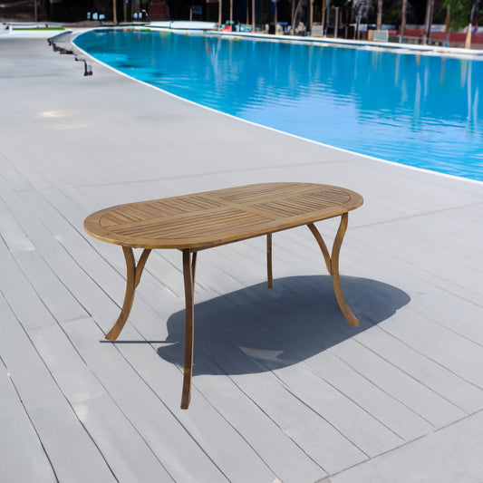 Acacia Wood 70" Dining Table – Timeless Elegance, Sustainable Craftsmanship