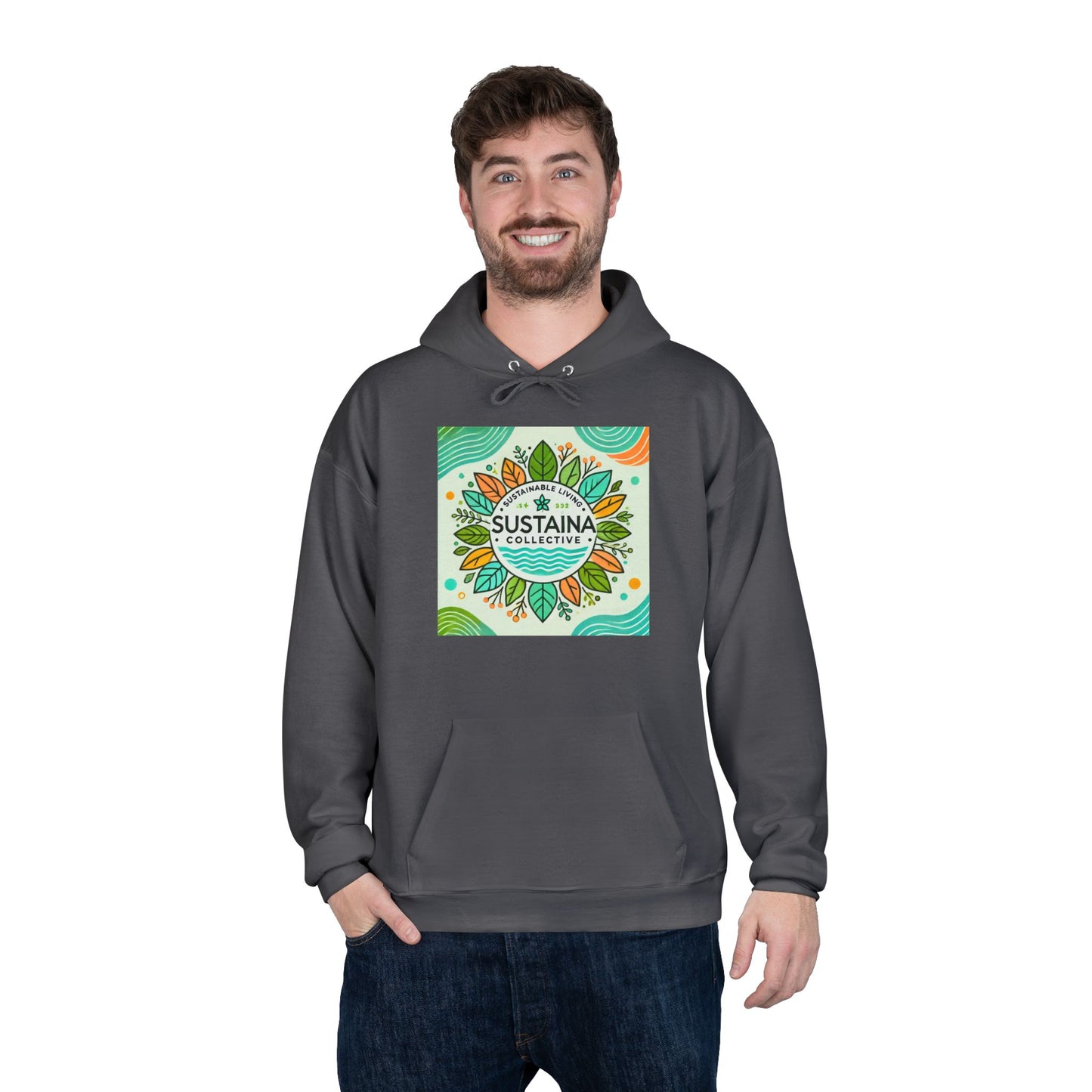 Eco-Friendly Pullover Hoodie - Sustaina Collective Design for Eco-Conscious Style