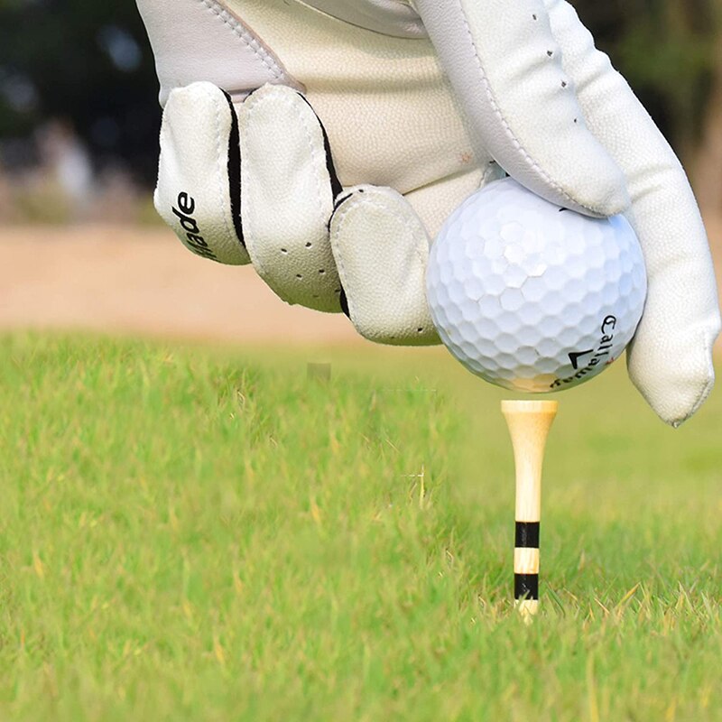 Durable Bamboo Golf Tees – Natural 70mm & 83mm (100-Pack)