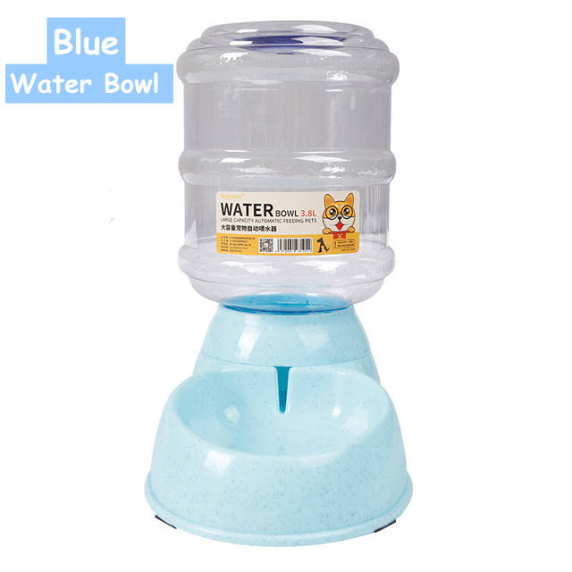 Wheat Straw Automatic Pet Feeder – 3.8L Eco-Friendly Water Bowl