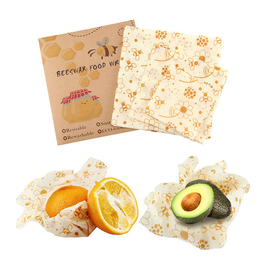 Reusable Silicone Food Wraps & Beeswax Cloth – Eco-Friendly Freshness Seal