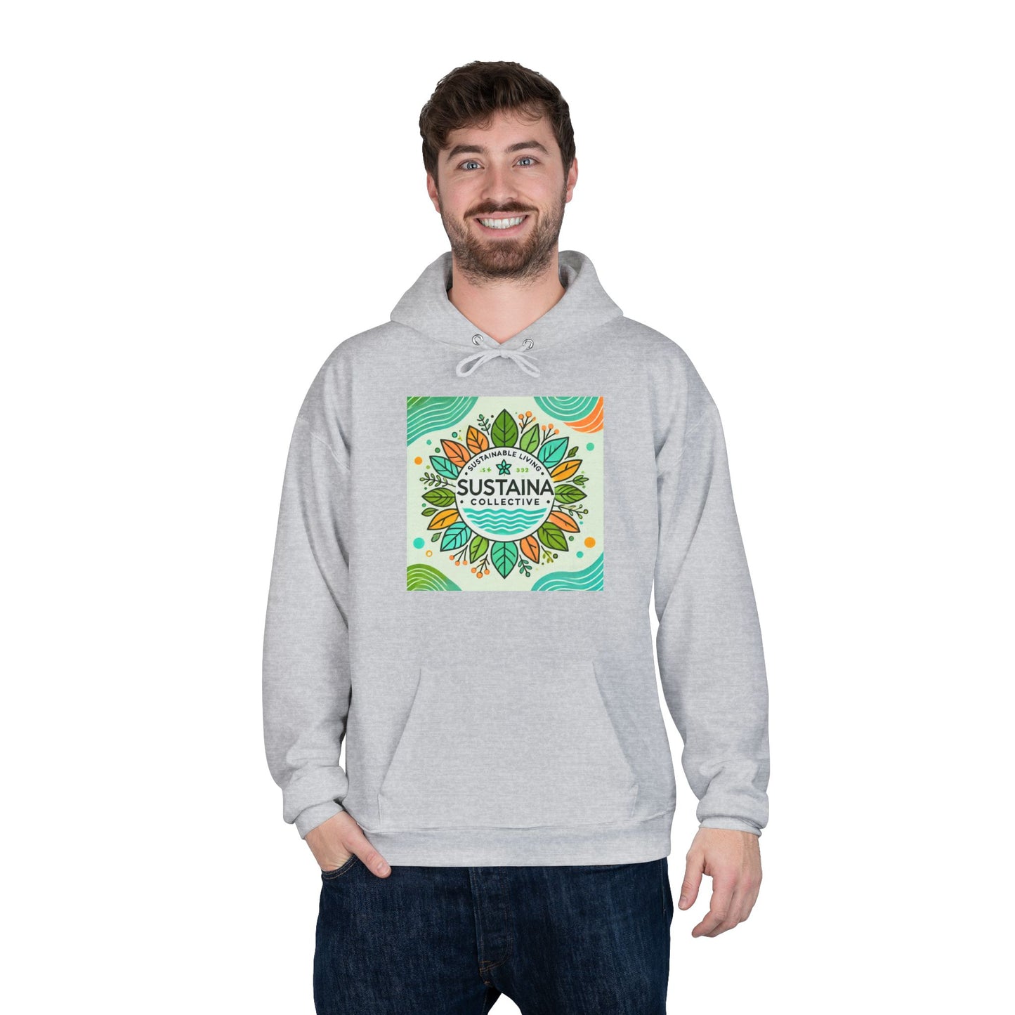 Eco-Friendly Pullover Hoodie - Sustaina Collective Design for Eco-Conscious Style