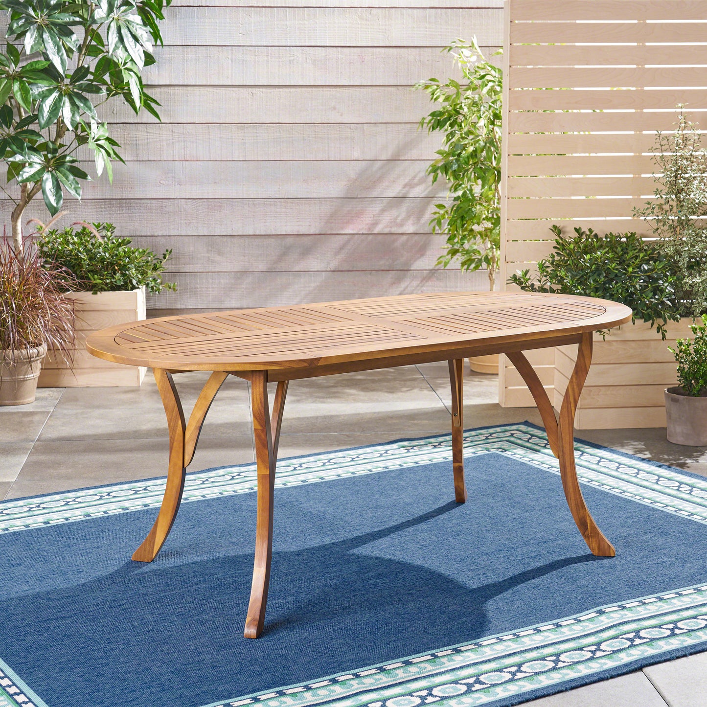 Acacia Wood 70" Dining Table – Timeless Elegance, Sustainable Craftsmanship
