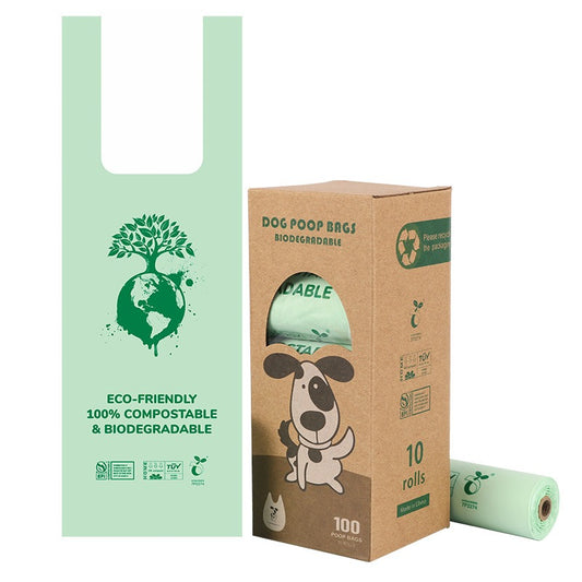 Biodegradable Dog Litter Bags – Eco-Friendly Corn Starch Compostable Roll