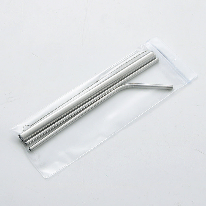 Reusable Stainless Steel Straw Set – Durable & Eco-Friendly Metal Beverage Straws