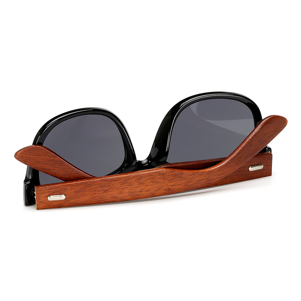 Stylish Bamboo Wooden Sunglasses – UV400 Protection for Men & Women