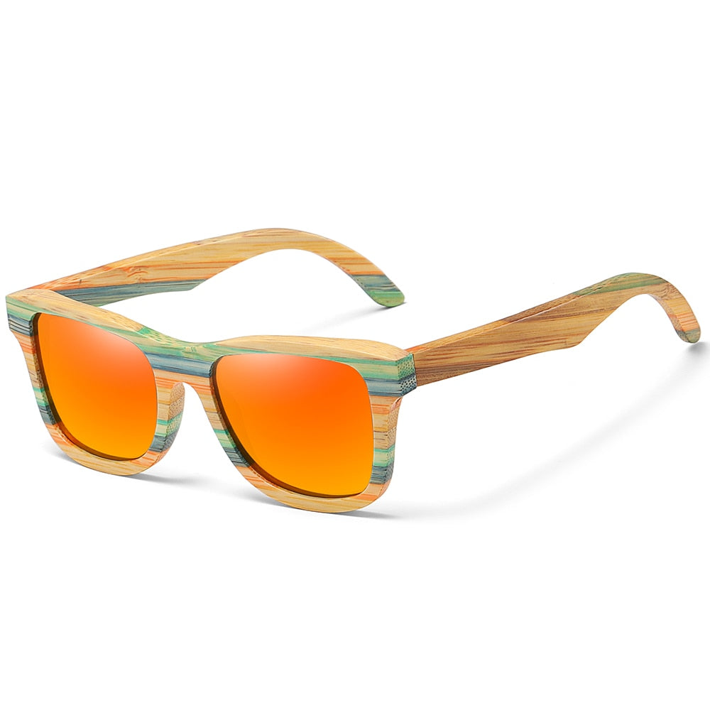 Bamboo & Wood Polarized Sunglasses – Stylish UV Protection for Men & Women