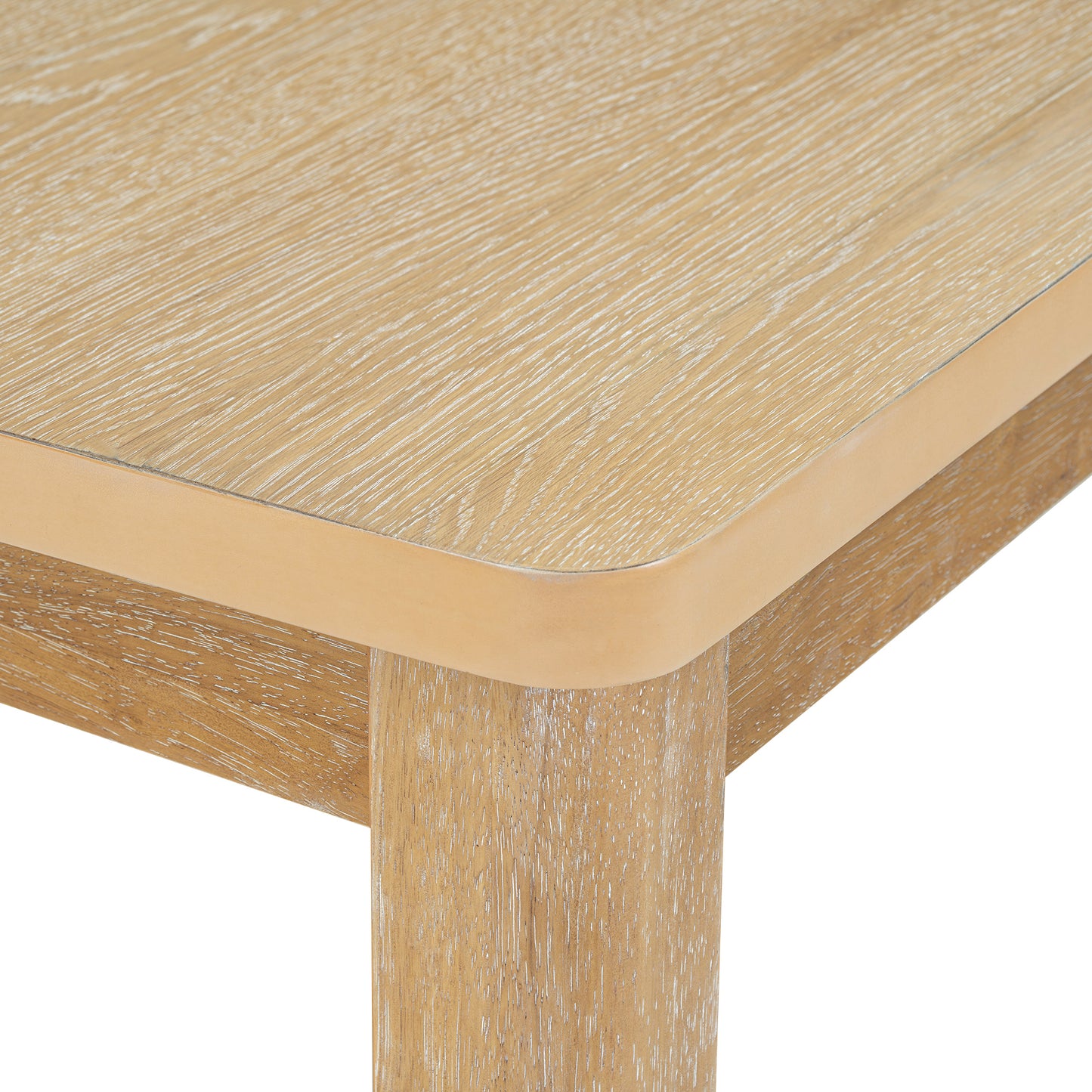 TOPMAX 9-Piece Expandable Dining Table Set – Natural Wood with Detachable Leaves