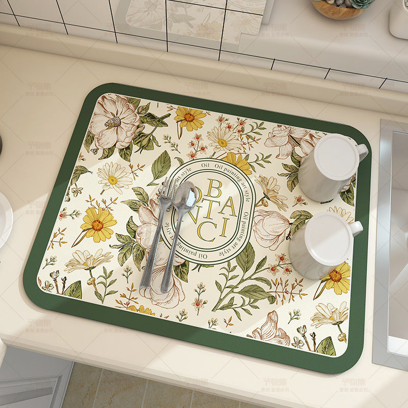 Washable Countertop Drying & Insulation Pad – Eco-Friendly Kitchen Essential