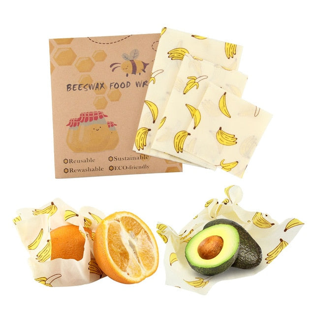 Reusable Silicone Food Wraps & Beeswax Cloth – Eco-Friendly Freshness Seal