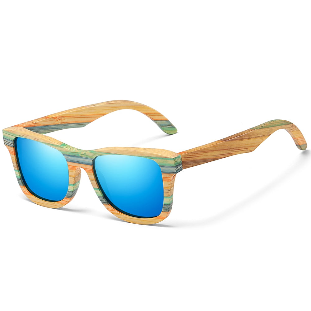 Bamboo & Wood Polarized Sunglasses – Stylish UV Protection for Men & Women