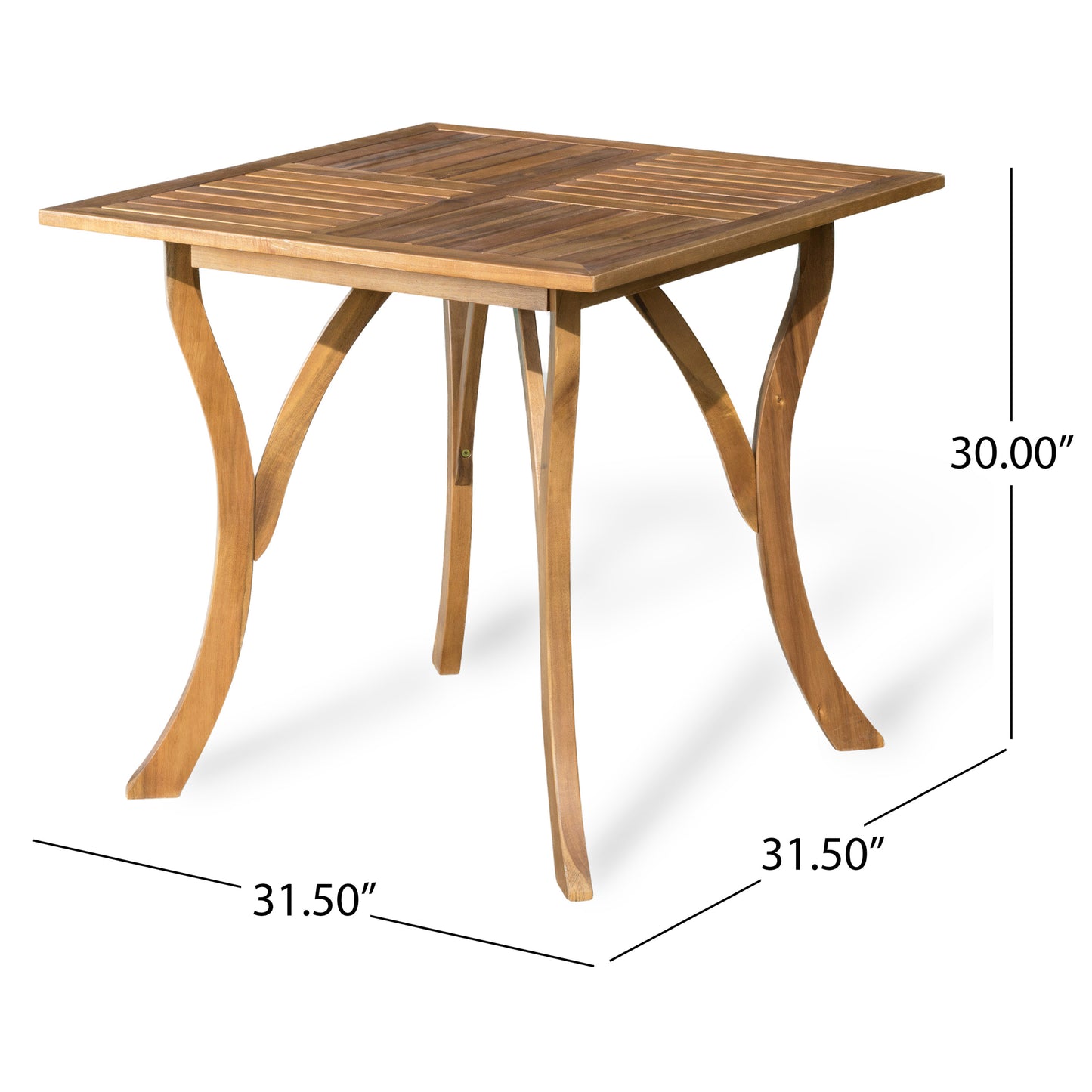 Hermosa 5-Piece Wood Dining Set with Cushions – Stylish & Sustainable Dining
