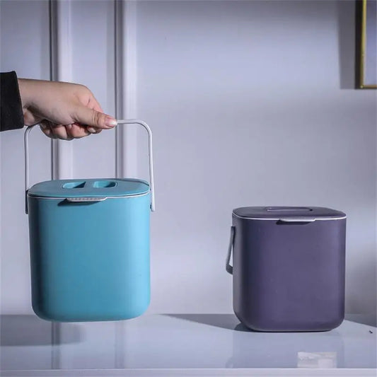 Countertop Compost Bin with Lid – Indoor Food Waste Container