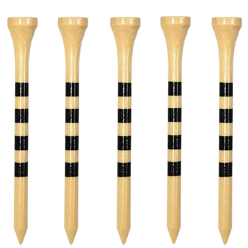 Durable Bamboo Golf Tees – Natural 70mm & 83mm (100-Pack)