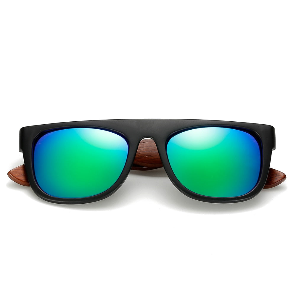 Stylish Bamboo Wooden Sunglasses – UV400 Protection for Men & Women