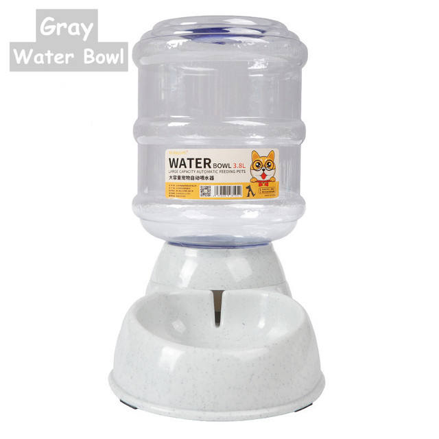 Wheat Straw Automatic Pet Feeder – 3.8L Eco-Friendly Water Bowl