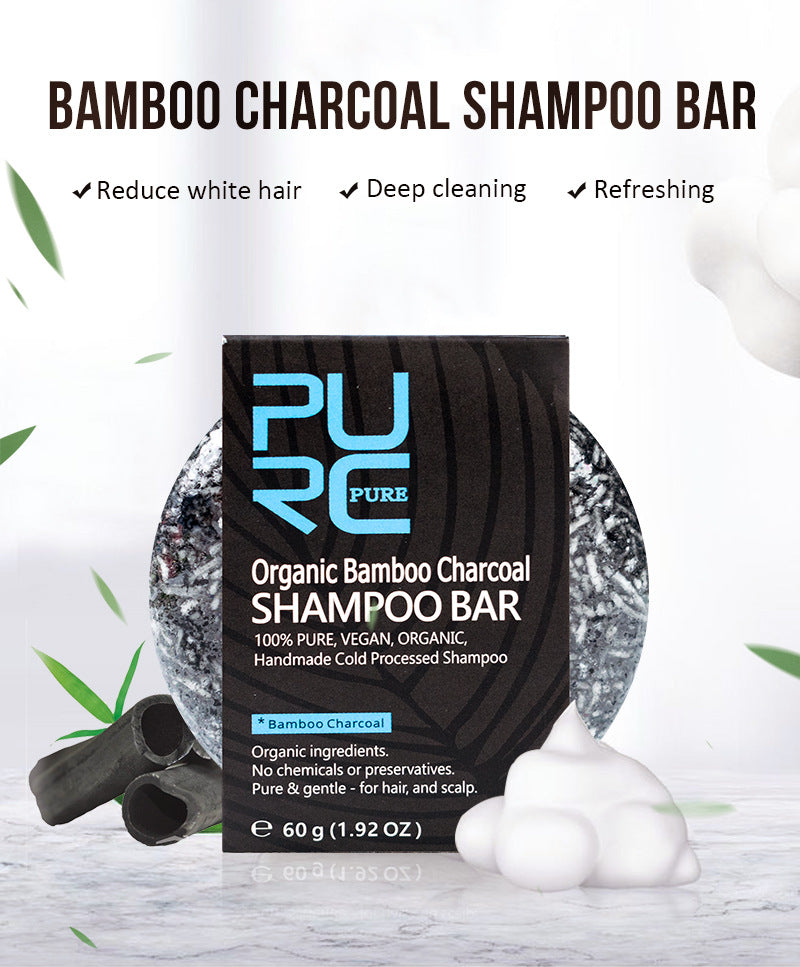 Bamboo Charcoal Shampoo Soap – Nourishing & Refreshing Hair Care